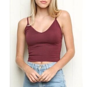 Brandy Melville Maroon Camisole